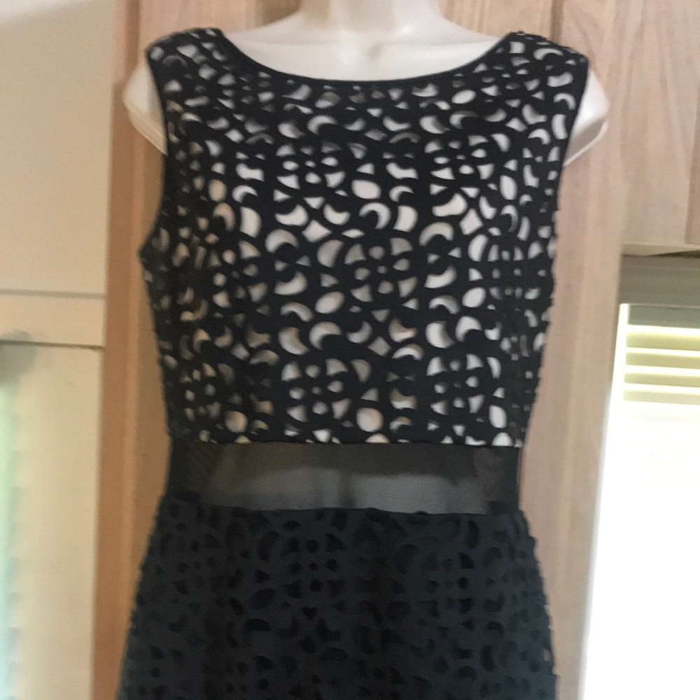 Xscape Black Lace Maxi Gown - Picture 3 of 8